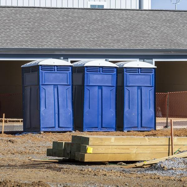 Heavy-duty construction site porta potty in Maumelle, Arkansas